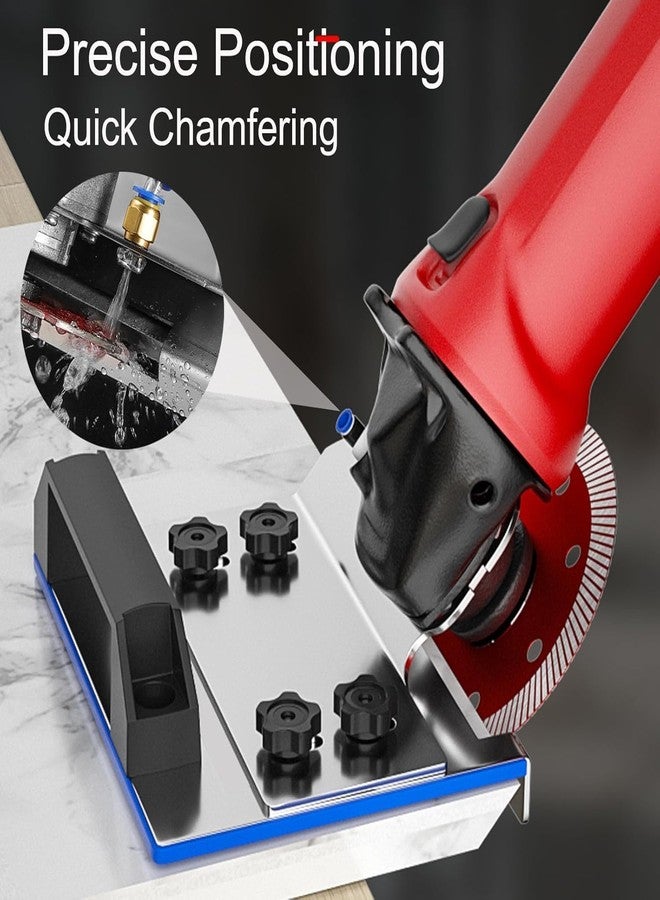 XSteez 45 Degree Angle Cutting Frame, Tile Chamfering Tool, 45° Angle Grinder Stand for Tiles, Stone, Marble, Granite, Wood - Image 2